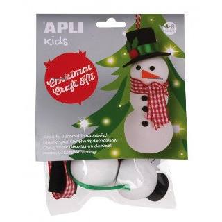caja-craft-kit-muñeco-de-nieve-goma-eva-papelería-telli