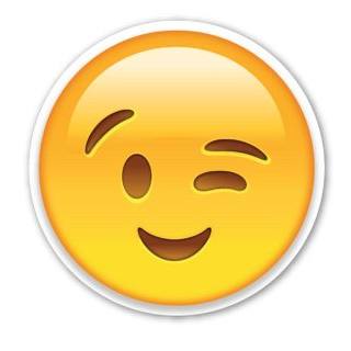 pegatina-emoji-winking-face-papelería-telli