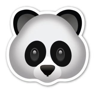 pegatina-emoji-panda-papelería-telli