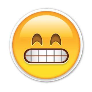 pegatina-emoji-grinning-face-with-smiling-eyes-papelería-telli