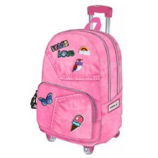 mochila-con-carro-pink-jeans-patches-papelería-telli