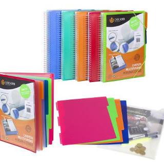 carpeta-archivez-a4-canguro-4-separadores-30-fundas-espiral-naranja--papelería-telli