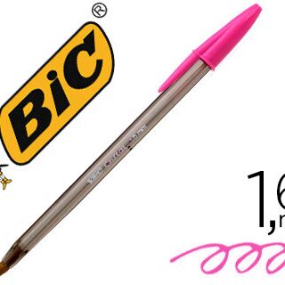 boligrafo-bic-cristal-fun-1-6mm-rosa-papelería-telli