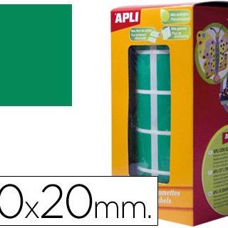 gomets-cuadrado-20-0-mm-verde-papelería-telli