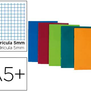 libreta-liderpapel-scriptus-a5-5-mm-48-hojas-90g/m2-cuadro-con-margen-colores-surtidos-papelería-telli
