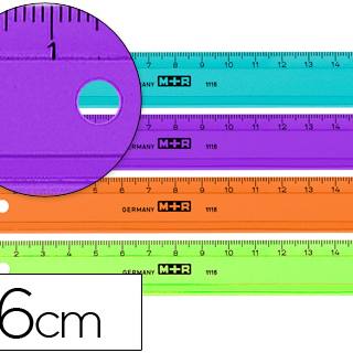regla-m+r-16cm-plastico-de-colores-surtido-graduada-y-biselada--papelería-telli