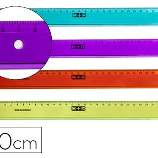 regla-m+r-30cm-plastico-colores-surtidos-graduada-y-biselada--papelería-telli