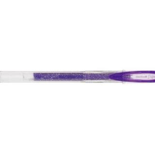 boligrafo-purpurina-uni-ball-violeta-papelería-telli