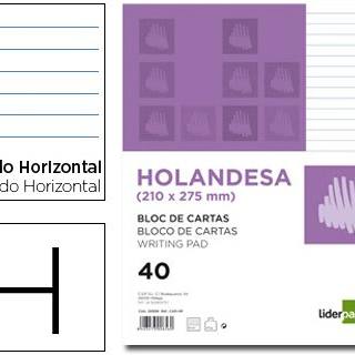 bloc-cartas-liderpapel-holandesa-rayado-papelería-telli