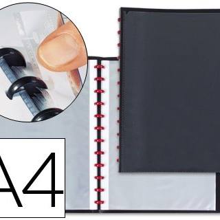 carpeta-liderpapel-din-a4-con-20-fundas-intercambiables-color-negro-papelería-telli