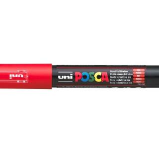 rotulador-posca-pincel-pc1m-rojo-papelería-telli