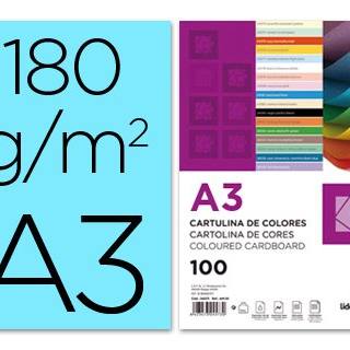 cartulina-liderpapel-din-a3-celeste-180-gr-100h-papelería-telli