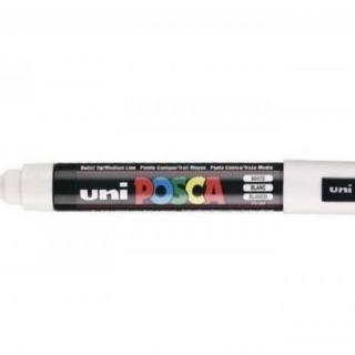 rotulador-posca-pincel-pc5m-blanco-papelería-telli