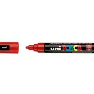 rotulador-posca-pincel-pc5m-rojo-papelería-telli