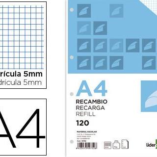 recambio-lider-a4-120-h-cuadro-5x5-4-taladros-80-gramos--49752-papelería-telli