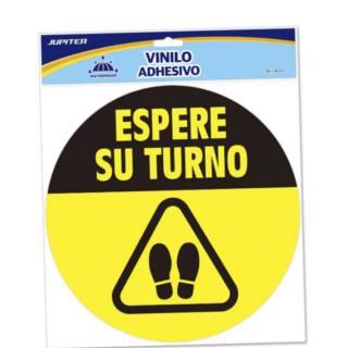 vinilo-recomendacion-covid19-espera-turno-redondo-papelería-telli