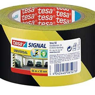 cinta-de-señalizacion-adhesiva-50mm-x-66-metros-negro-amarilla-papelería-telli