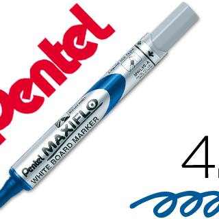 rotulador-maxiflo-pentel-para-pizarra-blanca-color-azul-papelería-telli