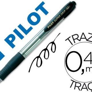 boligrafo-pilot-super-grip-bpgp-10r-m-negro-papelería-telli