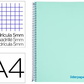 cuaderno-espiral-liderpapel-verde-a4-micro-wonder-tapa-plastico-120h-90-gr-cuadro-5-mm-5-bandas-4-t--papelería-telli