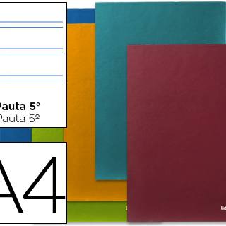 libreta-liderpapel-scriptus-a4-48-hojas-90g/m2-pauta-2-5mm-con-margen-papelería-telli