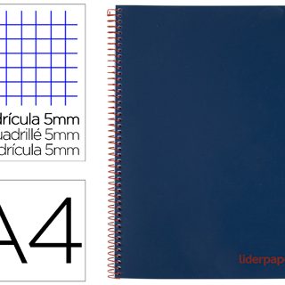 cuaderno-espiral-liderpapel-azul-a4-micro-wonder-tapa-plastico-120h-90-gr-cuadro-5-mm-5-bandas-4-t--papelería-telli