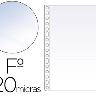 fundas-portadocumentos-multitaladro--120-micras--ref:-46101-papelería-telli