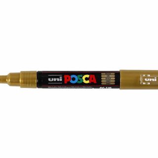 rotulador-posca-pincel-pc1m-oro-papelería-telli