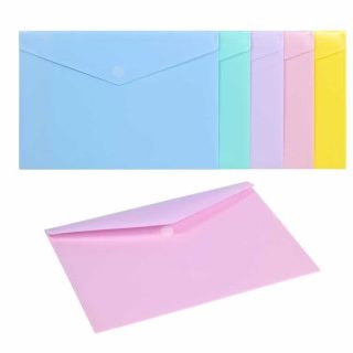 sobres-pp-carchivo-folio-c/velcro-soft-colores-surtidos-opacos-papelería-telli
