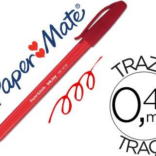 boligrafo-paper-mate-injoy-100-punta-media-trazo-1mm-rojo-papelería-telli