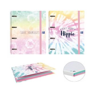 carpeta-a4-oxford-tie-dye-4a-35-mm-c/recambio-pastel-papelería-telli