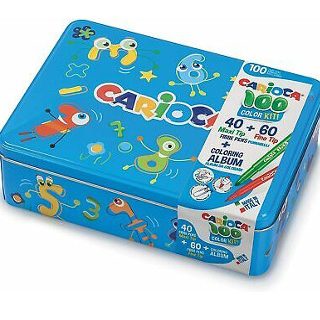 rotulador-carioca-color-kit-caja-metalica-100-udes.-papelería-telli