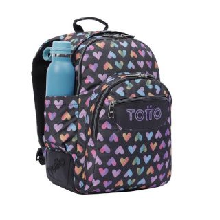 mochila-escolar-totto-corazones-de-colores-crayoles-papelería-telli