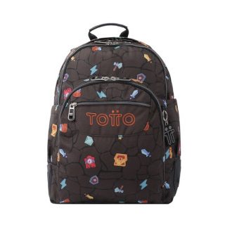 mochila-escolar-totto-estampado-videojuego-crayoles-papelería-telli