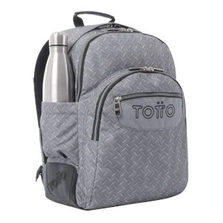 mochila-escolar-totto-gris-metalico-crayoles-papelería-telli