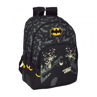 mochila-doble-adaptable-a-carro-batman-hero-papelería-telli