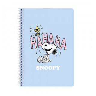 libreta-folio-80h-tapas-durassnoopy-imagine-papelería-telli