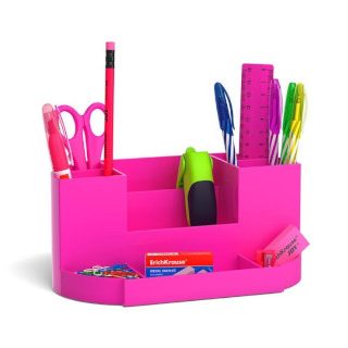 organizador-plastico-neon-rosa-papelería-telli