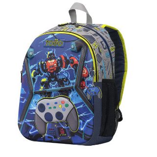 mochila-totto-escolar-mediana-de-videojuegos-papelería-telli