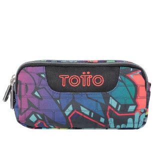 estuche-escolar-totto-dos-compartimentos-graffiti-papelería-telli