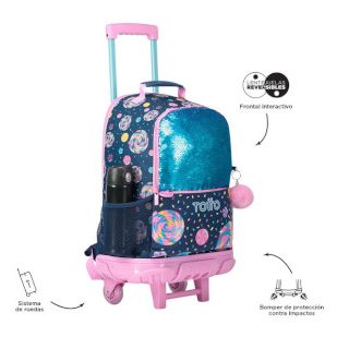 mochila-totto-escolar-con-ruedas-grande-dulces-y-piruletas-papelería-telli