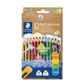 lapices-staedtler-noris-jumbo-triangular-ergonomico-de-12-colores-papelería-telli
