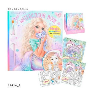 libro-de-acuarelas-top-model-mermaid-papelería-telli