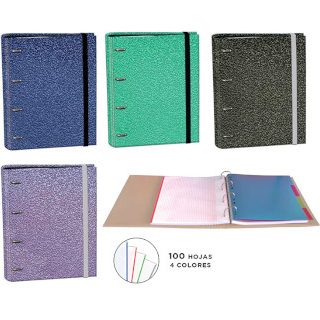 carpeta-ringbook-a4-4-anillas-100h--c/separadores-soft-surtido-papelería-telli