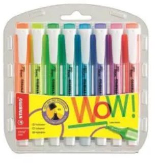 rotulador-fluorescente-stabilo-wow-8-udes.-papelería-telli