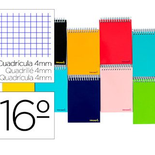 cuaderno-espiral-liderpapel-bolsillo-dieciseavo-apaisado-smart-tapa-blanda-80h-60gr-cuadro-4mm-colo-papelería-telli