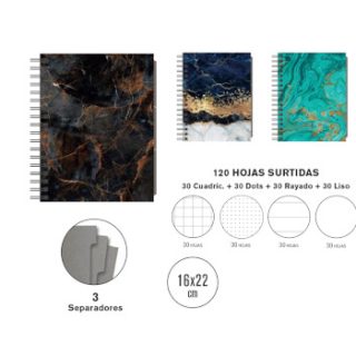 cuaderno-a5-c/separadores-4-rayados-80-grs.-marble-azul-papelería-telli