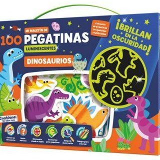 juego-100-pegatinas-luminiscentes-dinosaurios-papelería-telli