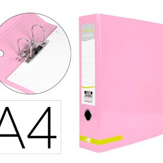 archivador-de-palanca-liderpapel-a4-forrado-pvc-con-rado-lomo-80-mm-rosa-papelería-telli