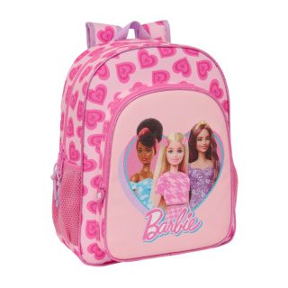 mochila-junior-adapt.-a-carro-barbie-"love"-papelería-telli